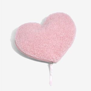 Box Lunch | The Creme Shop Teddy Bag Plush Heart Cosmetic Bag
